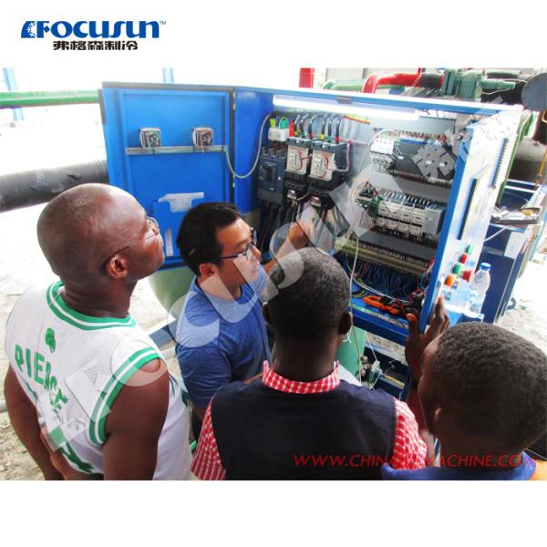 60 Tons/Day Large Tube Ice Machine with Evaporative Cooling Condenser and Authorized