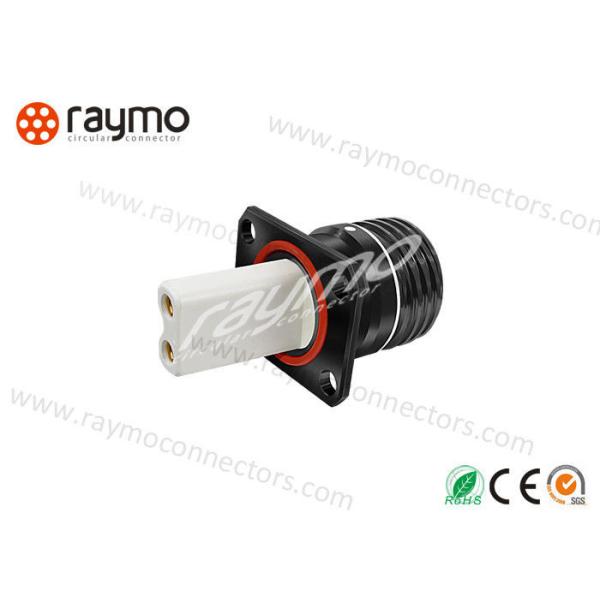 Heavy-Duty Waterproof Power Connector Panel Mount Socket Miniature Size