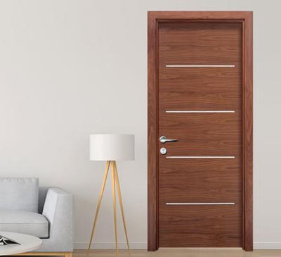 Veneer Teak Modern Plywood Doors Solid MDF Internal For Hotel