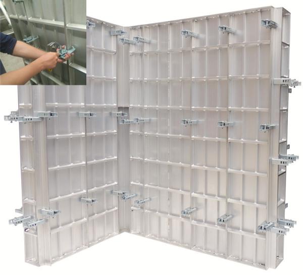 Système de coffrage en béton durable Facile à utiliser pour la construction de bâtiments