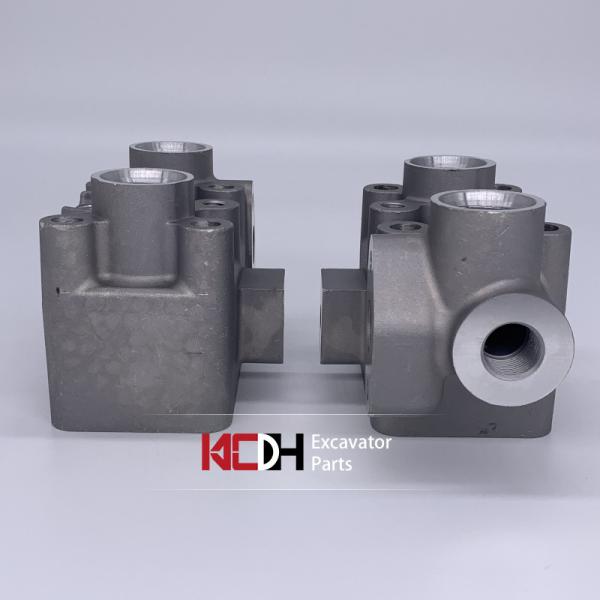 Место корпуса стыковочного агрегата фильтра машинного масла частей 6BG1 экскаватора Хитачи ZAX230 алюминиевое