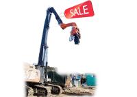 24 metros de excavadora, brazo de conducción, boom de largo alcance para una excavadora de 65 toneladas