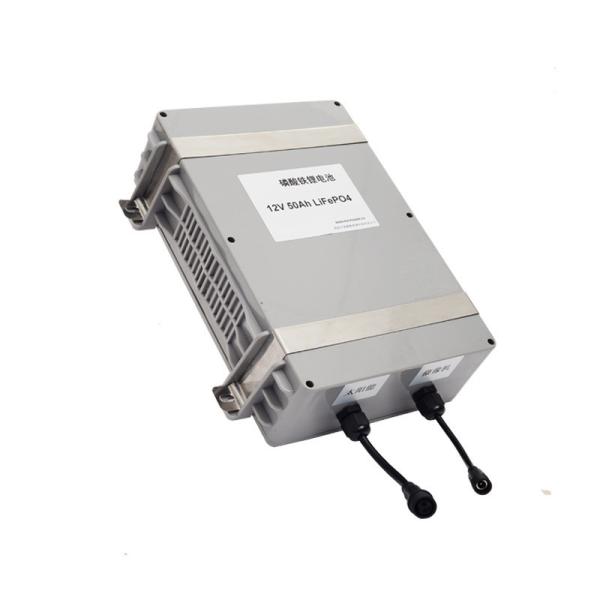 Custom 12V 40Ah Waterproof ABS Outdoor Enclosure LiFePO4 Lithium Battery Pack for Solar Panel Charging , RoHS Compliant Made in China