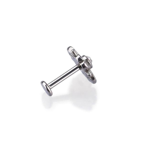 High Quality Piercing Jewelry Flower Fashion Lip Ring Labret Lip Ring