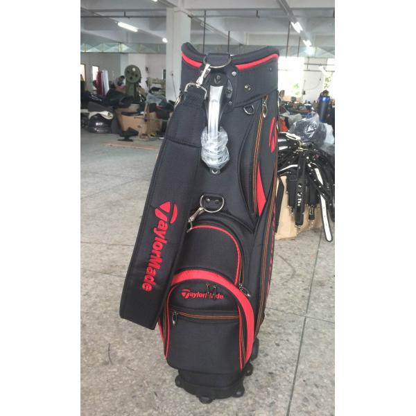 Nylon golf bag , professional golf bag,golf cart bag with wheel