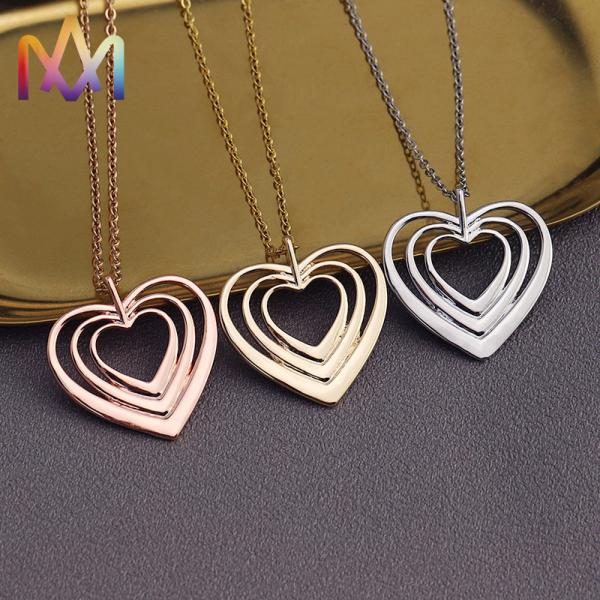 Медь ODM перекрыла неубедительный шарм сердца с цепью 50CM