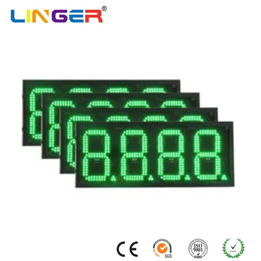 5V / 12V Gas Station LED Sign OEM / ODM Gas Price Sign LED