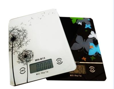 Big LCD Kitchen Electronic Scales , ABS Plastic Digital Scale For Food