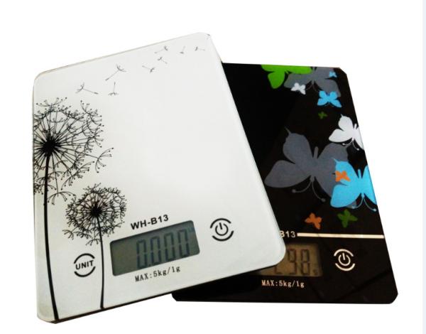 Big LCD Kitchen Electronic Scales , ABS Plastic Digital Scale For Food