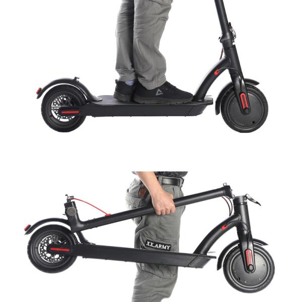 250W 2 Wheel E Scooter , Folding 8.5 Inch Mini Electric Scooter Max Speed 30km/H
