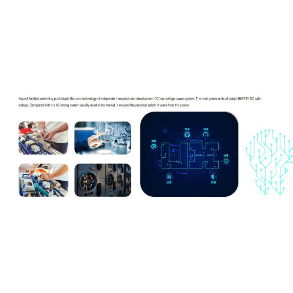 Водная вилла Бассейн Бесконечный спа с большим прозрачным акриловым и углеродным пластом