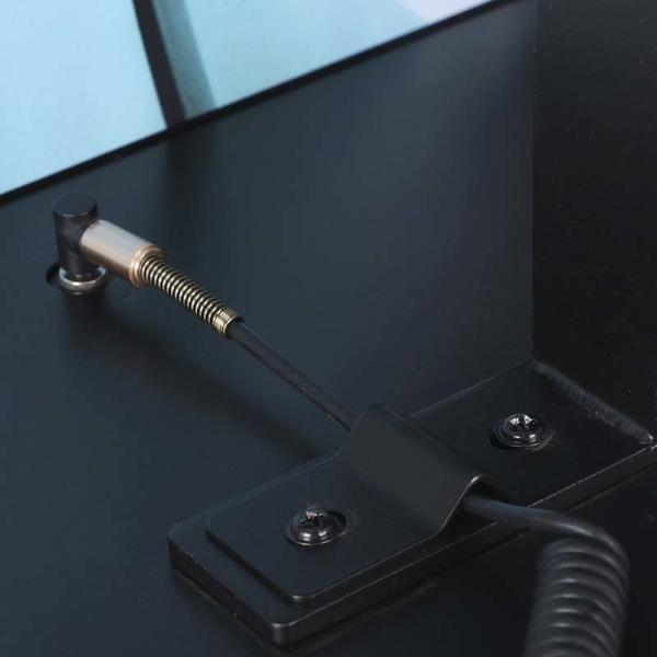 Acrylic Audio Speaker Display Stand Custom Functional With Metal Button