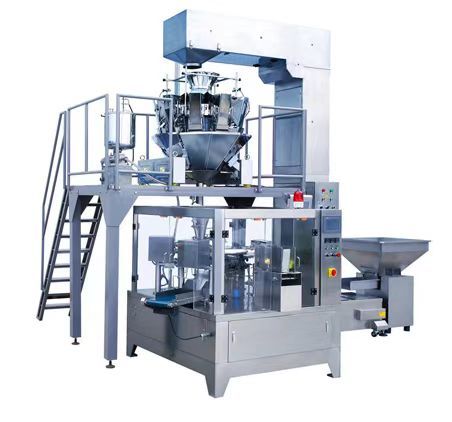 Máquina de embalaje de bolsas de gránulos de acero inoxidable 20-30 bolsas/min 50-2000g