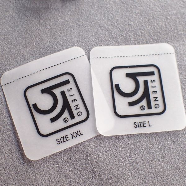 Clothing Label Custom Transparent Label Size Clothing Cotton Printing Trademark Clothing Thermal Transfer Printing