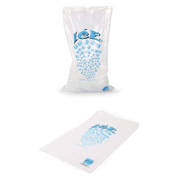 Куб льда LDPE 8lb 10lb устранимый кладет изготовленный на заказ размер в мешки с Drawstring