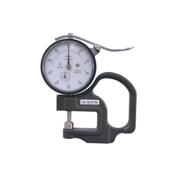 Jauge d'épaisseur de cuir de film de papier de tissu 0-10mm