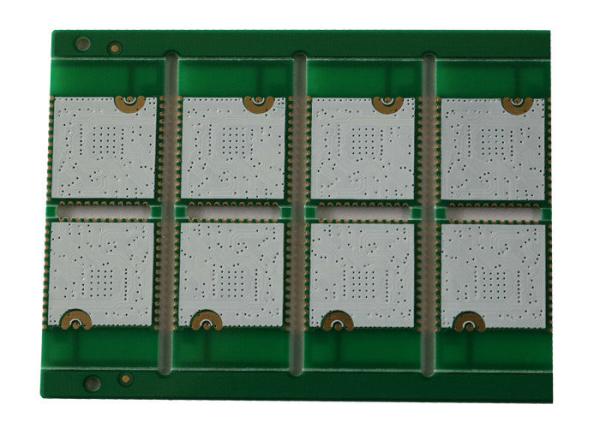 Half Hole Single Sided PCB Board Fabrication High Precision Rogers 4350B