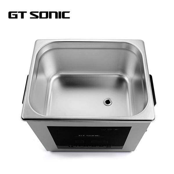 líquido de limpeza 200W ultrassônico pequeno com o tanque 9L 304 de aço inoxidável