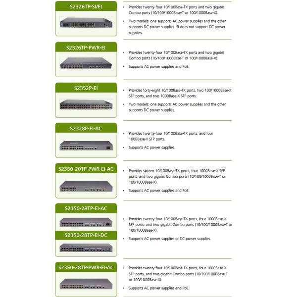 huawei quidway s2300 series ethernet switch