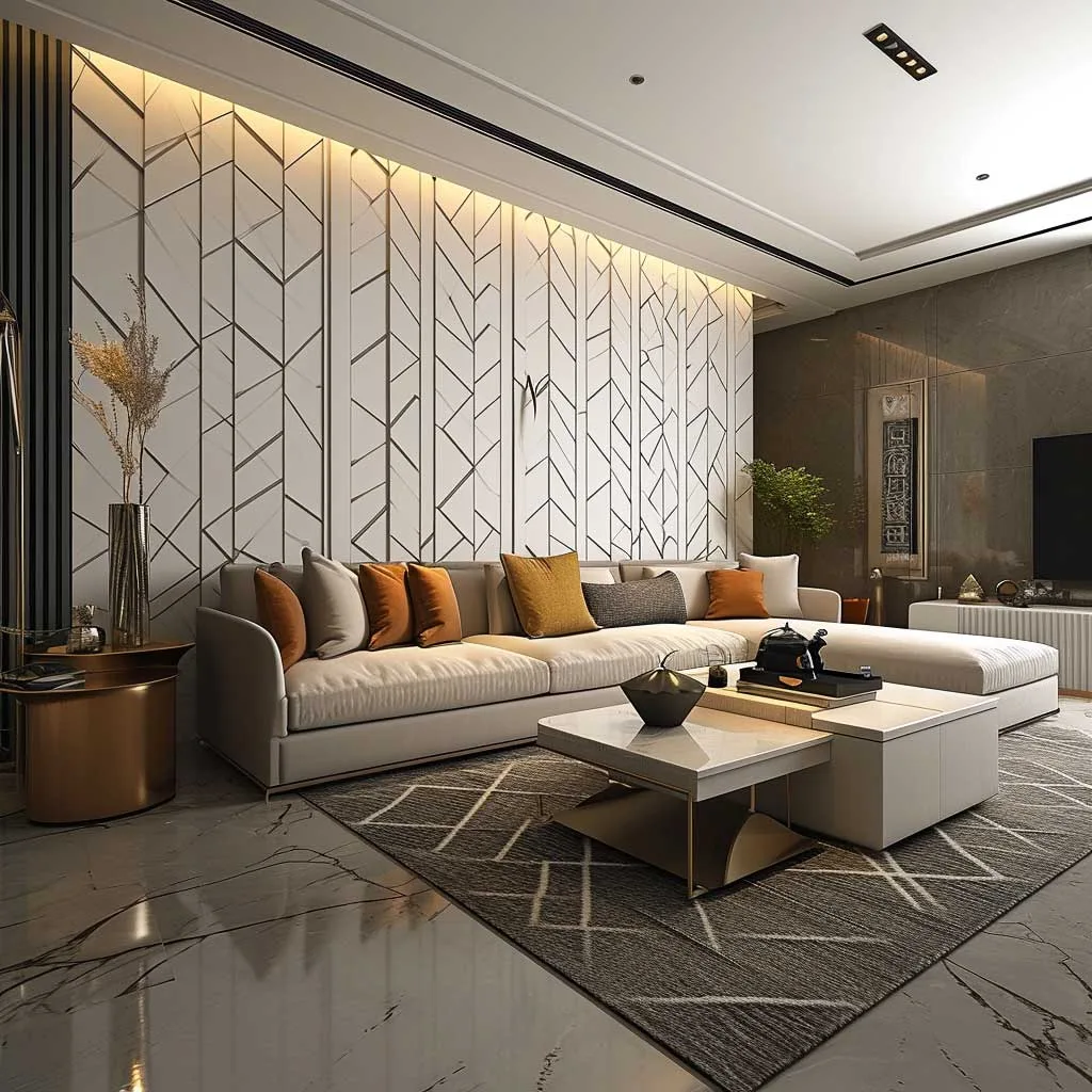 Cement Beige Marble Stone Aluminum Composite Panel 2.0mm 3.0mm 5800mm Wall Cladding Panels
