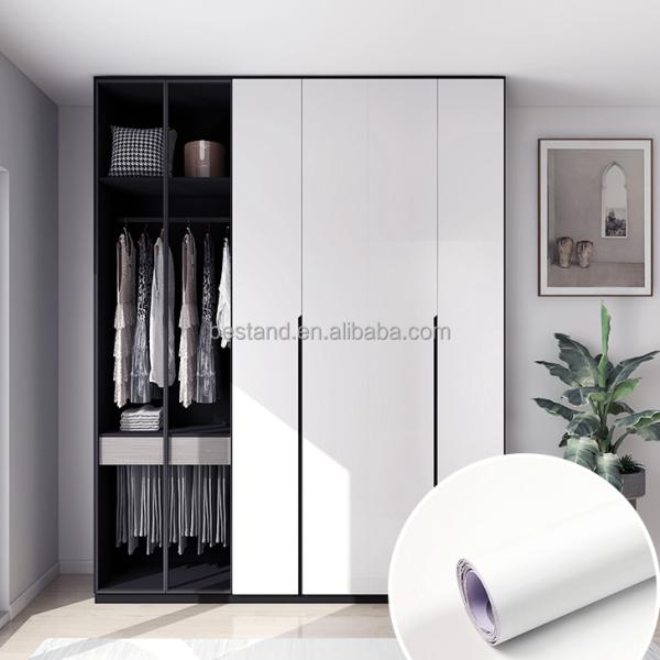 Waterproof Anti-Scratch Decorative Film Soft Plain Wall Paper Rolls for Furniture