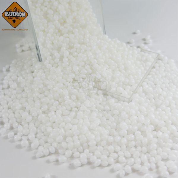 7mm Non Toxic Polyolefin Hot Melt Adhesive Poseidon FO1451 White Opaque Hot Melt Adhesive For A/C Filter Edge Bonding