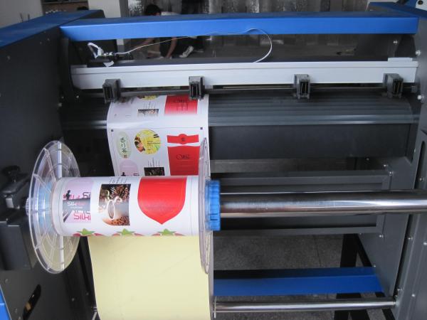 Adhesive Digital Label Cutter Roll To Roll , Automatic High Efficiency