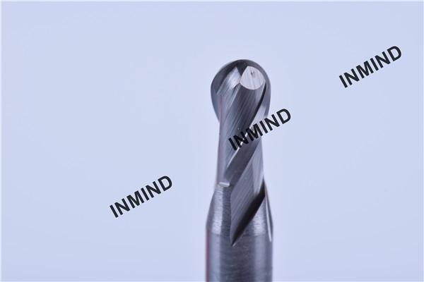 R1.75 ,  AlTiN , HRC50 ,Spherical Ball end mill  R1.75  Dia 3.5mm ,Black Coating