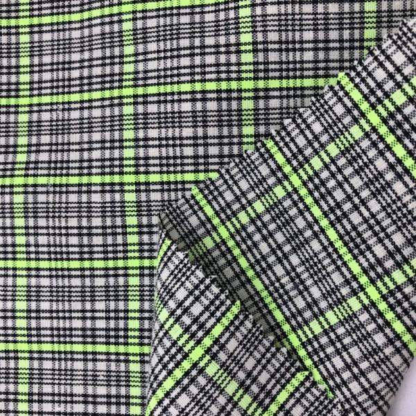 Wholesale Custom 170gsm Organic Eco-Friendly Striped Fabrics 73% Cotton 27% Linen for Girls' Dresses and Suits
