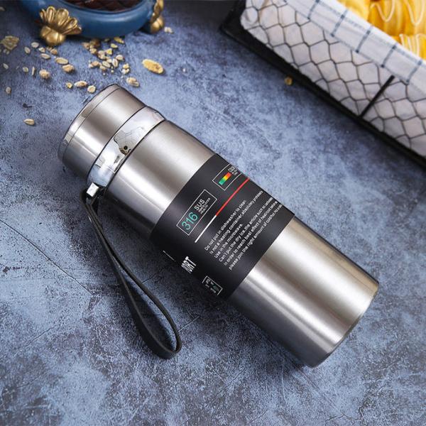 Suministro exclusivo transfronterizo de 316 Thermos Mug de acero inoxidable Sling portátil caldera de viaje de gran capacidad botella de agua para deportes al aire libre lote