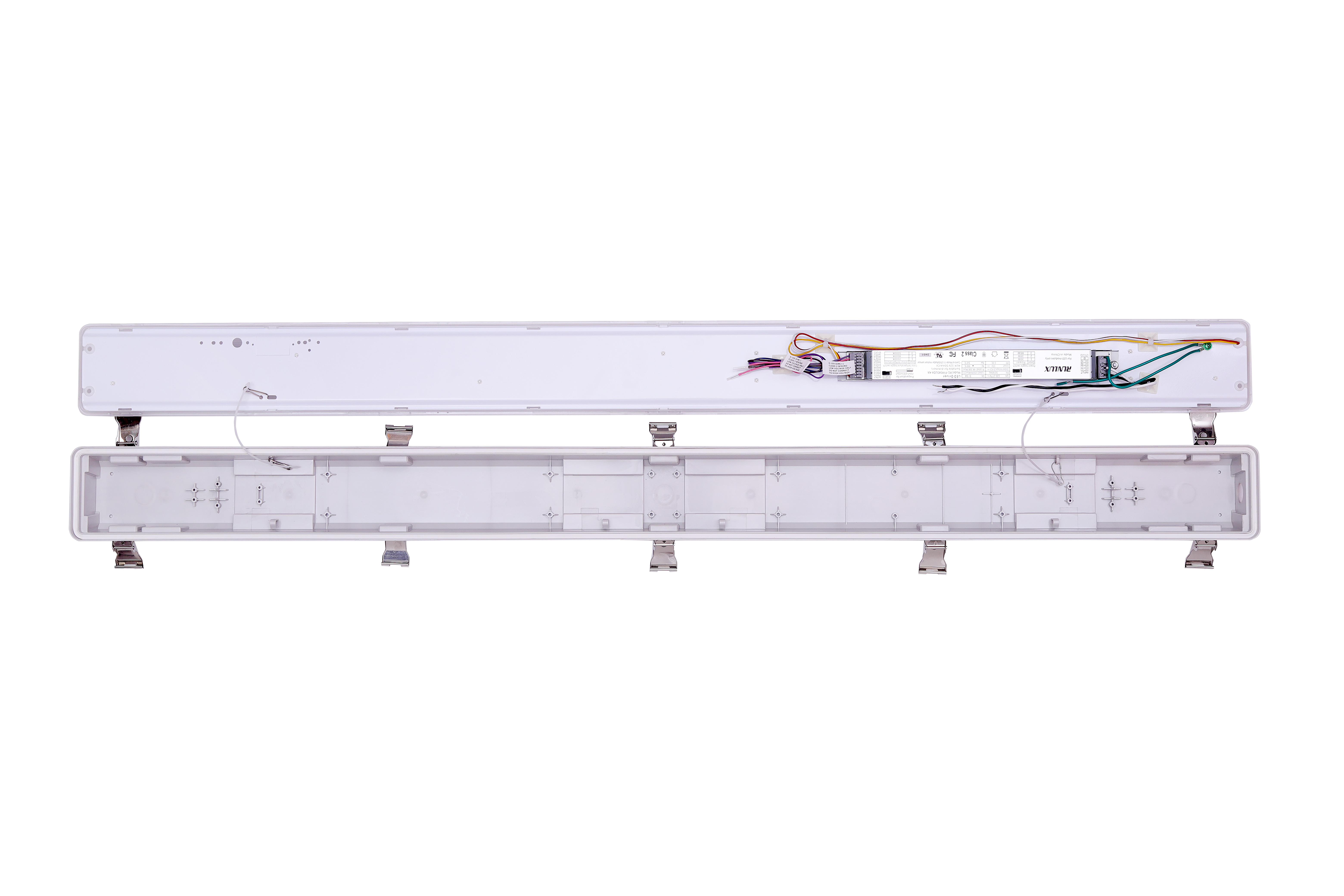 Industrial LED Tri Proof Light IP66 IK10 2ft/4ft/5ft/8ft 120-277V/120-347V Input Voltage