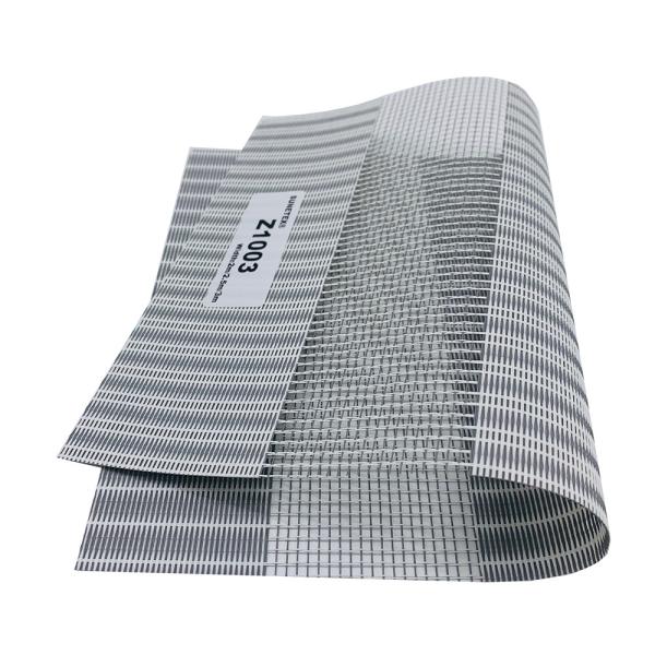 Light Filtering Roller Shades With Good Flatness Zebra Blinds Fabric