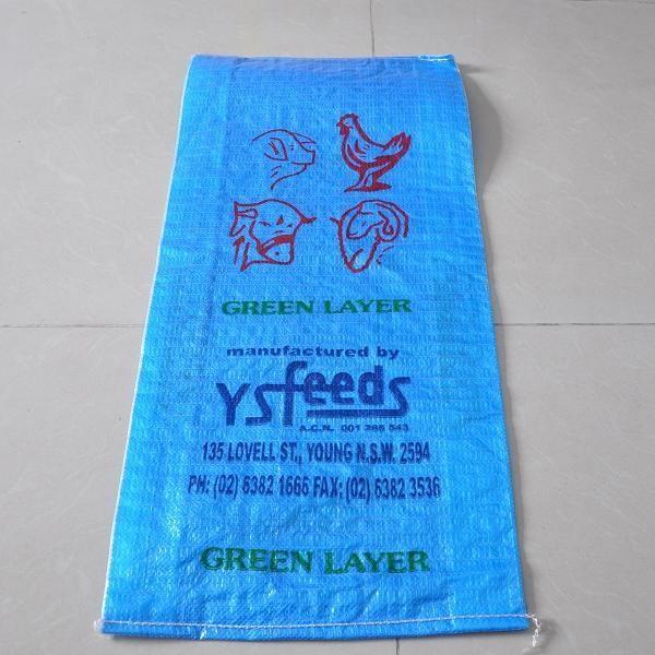 100% Virgin PP Woven Sack Bag 6 colors Printing For Feed Additive