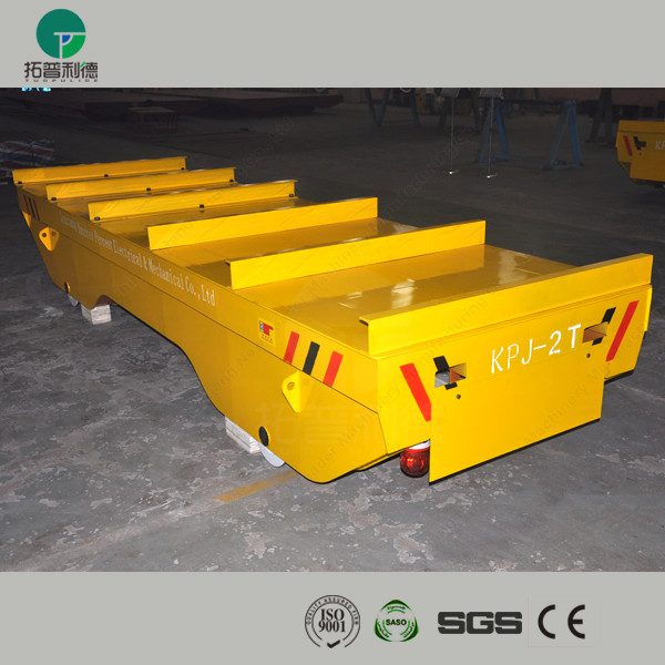 Pipe Industry Aluminum Die Transport Copper Coil Steerable Vehicle Load Transfer Trolley