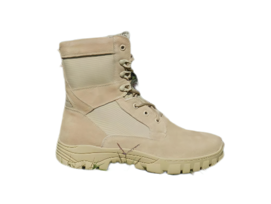 Khaki Nylon Oxford Military Snow Boots Skid Proof Waterproof
