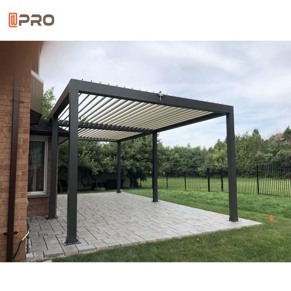 Fully Automatic Bioclimatic Louvered Modern Aluminium Pergola Outdoor Gazebo
