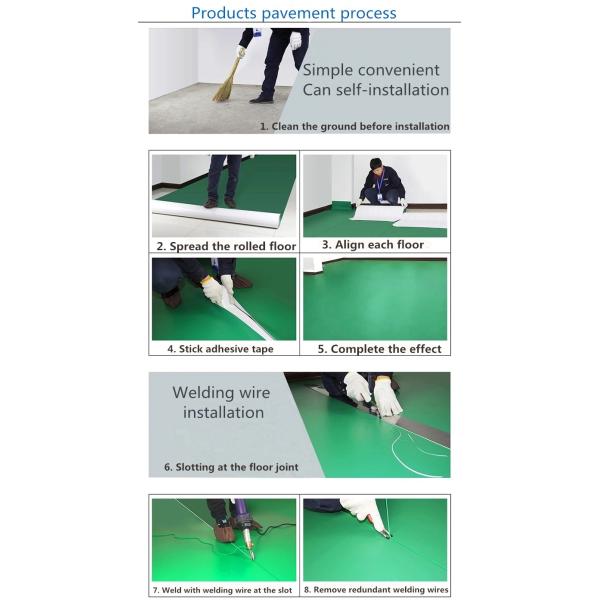 Настил крытого и на открытом воздухе спорта суда спорта PVC настила бадминтона