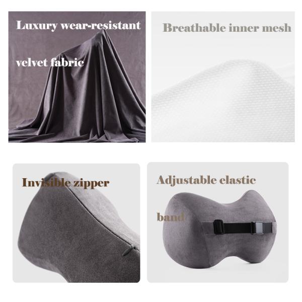 Experience Optimal Support Ergonomic Memory Foam Car Neck Pillow with Contoured Design
