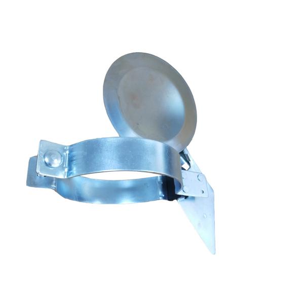 Verticale d'acier doux galvanisant le chapeau de pluie d'échappement de 2mm