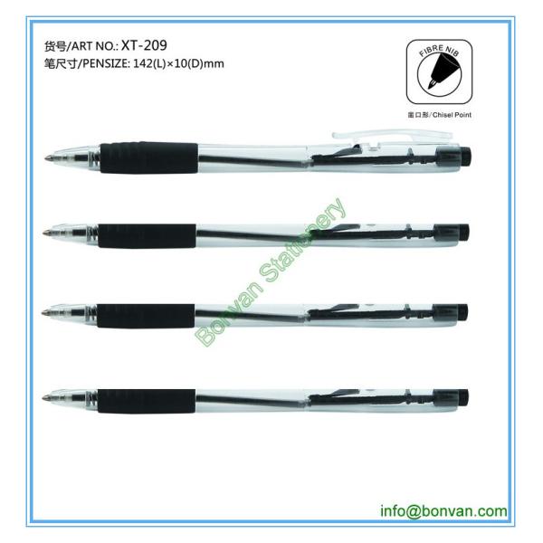 cheap price school stationery pen, office click pen