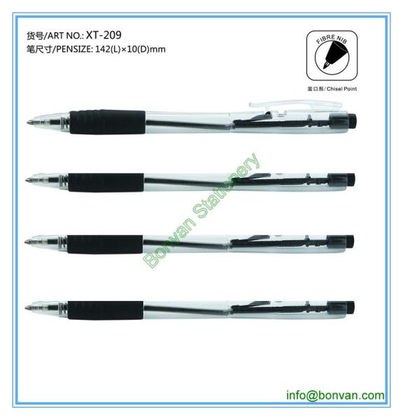 cheap price school stationery pen, office click pen