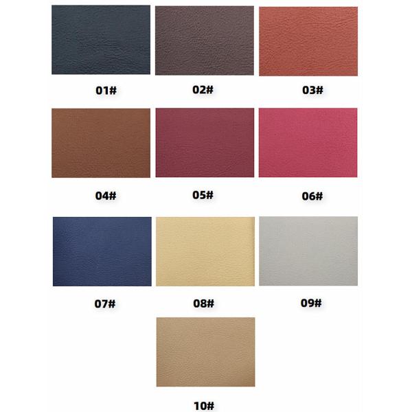 Recycled Embossed PVC Leather For Car Seat Cover Napa Grain Leather