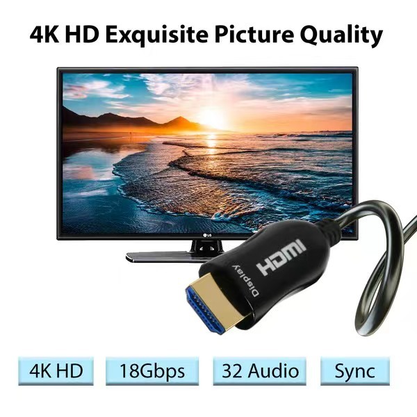 Ультрадлинный HDMI волоконно-оптический кабель