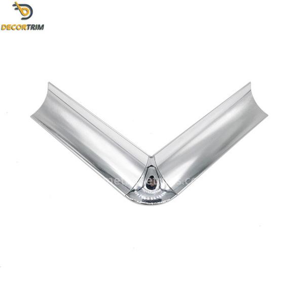Curved Edge Internal Cove Tile Trim , Aluminum Inside Corner Trim 2.5m Length