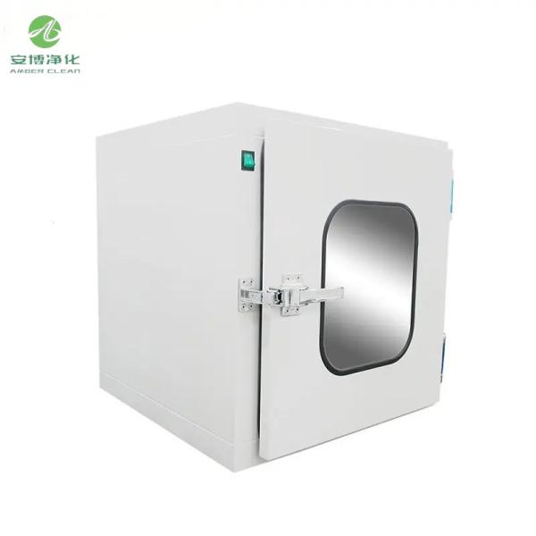 AMBER SUS 304 / 201 Mechanical Interlock Dynamic Pass Box in Pharma