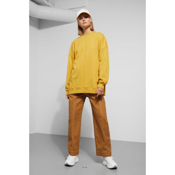 Fall Clothing Women Open Back Crewneck Blanket Sweatshirt