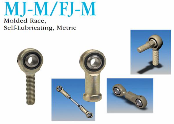 Extremidades industriais de MJ-M/FJ-M Rod, auto moldado da raça que lubrifica extremidades de Rod métricas