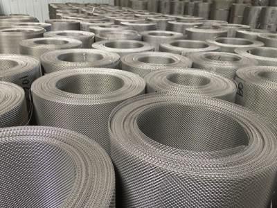 Customized Stainless Steel Mesh Roll , Ss 316L Dutch Woven Wire Mesh Panels