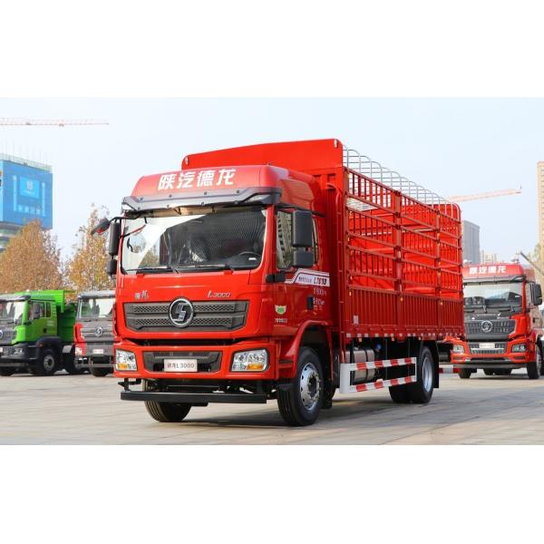 Левое рулевое управление Shacman L3000 Сухой фургон Боковые стенки Грузовой грузовик 6 колесный грузовик