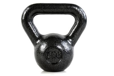 Customized Logo Weightlifting Black Cast Iron Kettlebell For Men Women